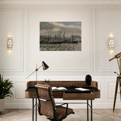 PORT DE CHERBOURG 1918 - Henri Matisse Brushed Aluminum Print - 70x100 cm / 28x40 inches | Henri Matisse Aluminum Print | Henri Matisse Prints
