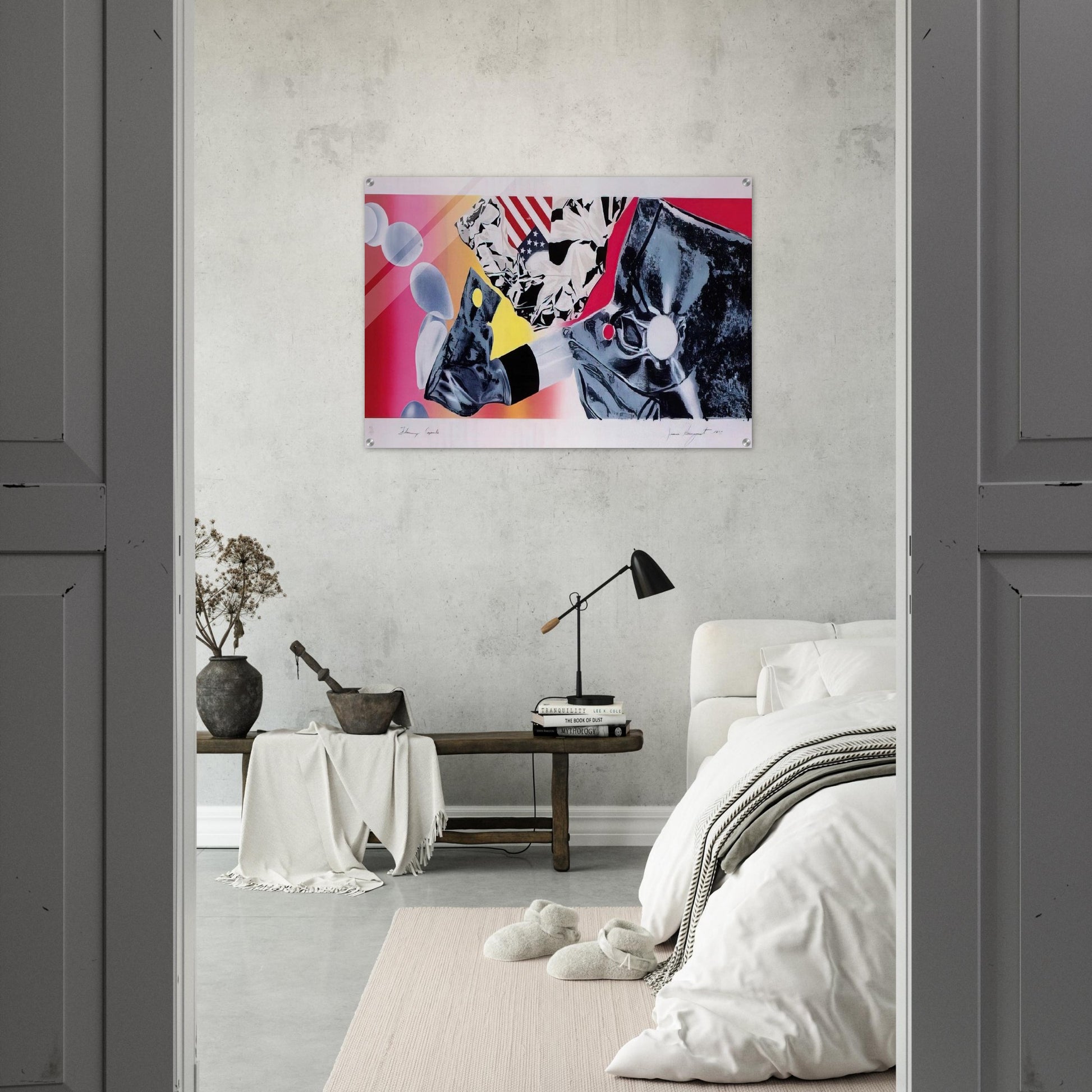 Flamingo Capsule - James Rosenquist Acrylic Print - 70x100 cm / 28x40″ inches