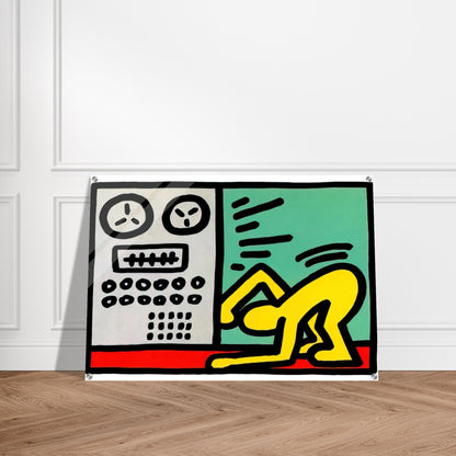 POP SHOP III 1989 - Keith Haring Acrylic Print - 70x100 cm / 28x40″ inches | Keith Haring Wall Art | Keith Haring Prints