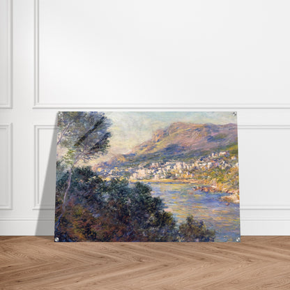 Monte Carlo Seen from Roquebrune - claude monet Acrylic Print - 70x100 cm / 28x40″ inches