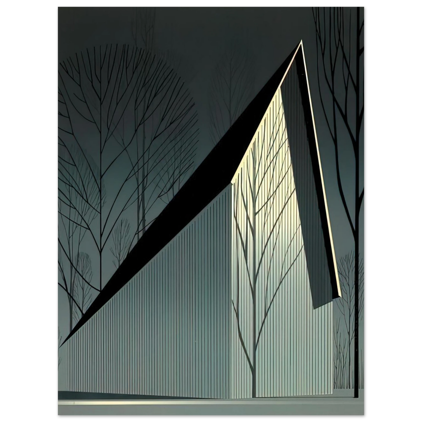 Eyvind Earle - Pearl  75x100 cm / 30x40inches Fine Art Poster