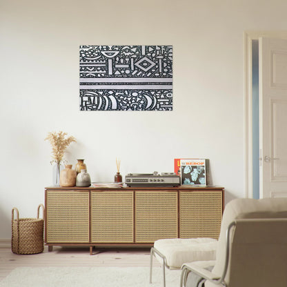 From the Edge of Darkness - 1992 - Richard Pousette-Dart Brushed Aluminum Print - 70x100 cm / 28x40 inches | Richard Pousette-Dart Aluminum Print | Richard Pousette-Dart Prints