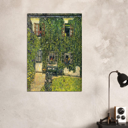 THE HOUSE OF GUARDABOSCHI - Gustav Klimt Brushed Aluminum Print - 70x100 cm / 28x40 inches | Gustav Klimt Aluminum Print | Gustav Klimt Prints