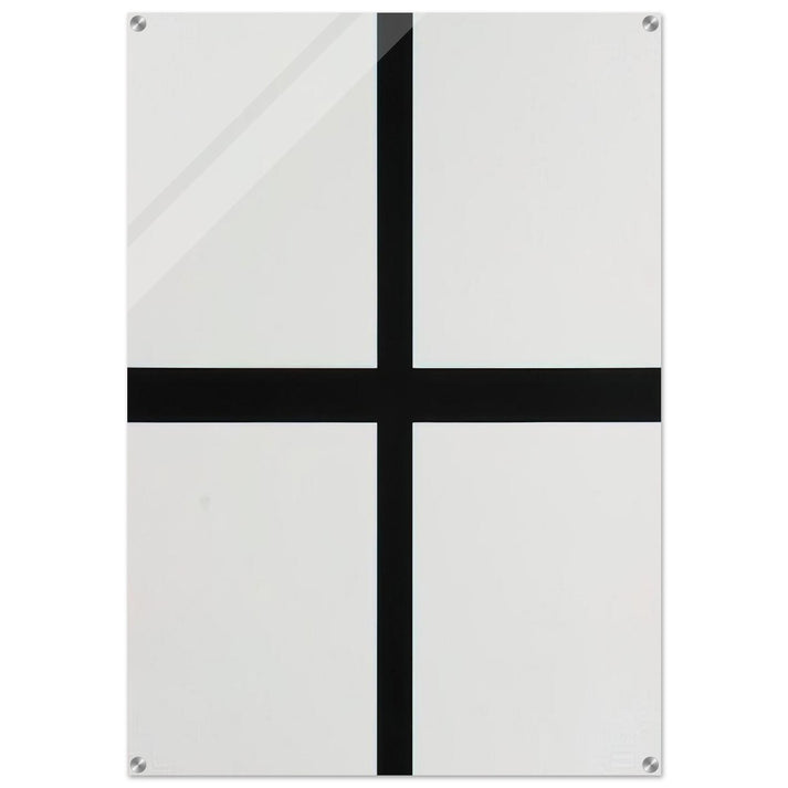 Trames 0°-90°---40 mm au trait et pleines - 1972 - Francois Morellet Acrylic Print - 70x100 cm / 28x40″ inches | Francois Morellet Wall Art | Francois Morellet Prints