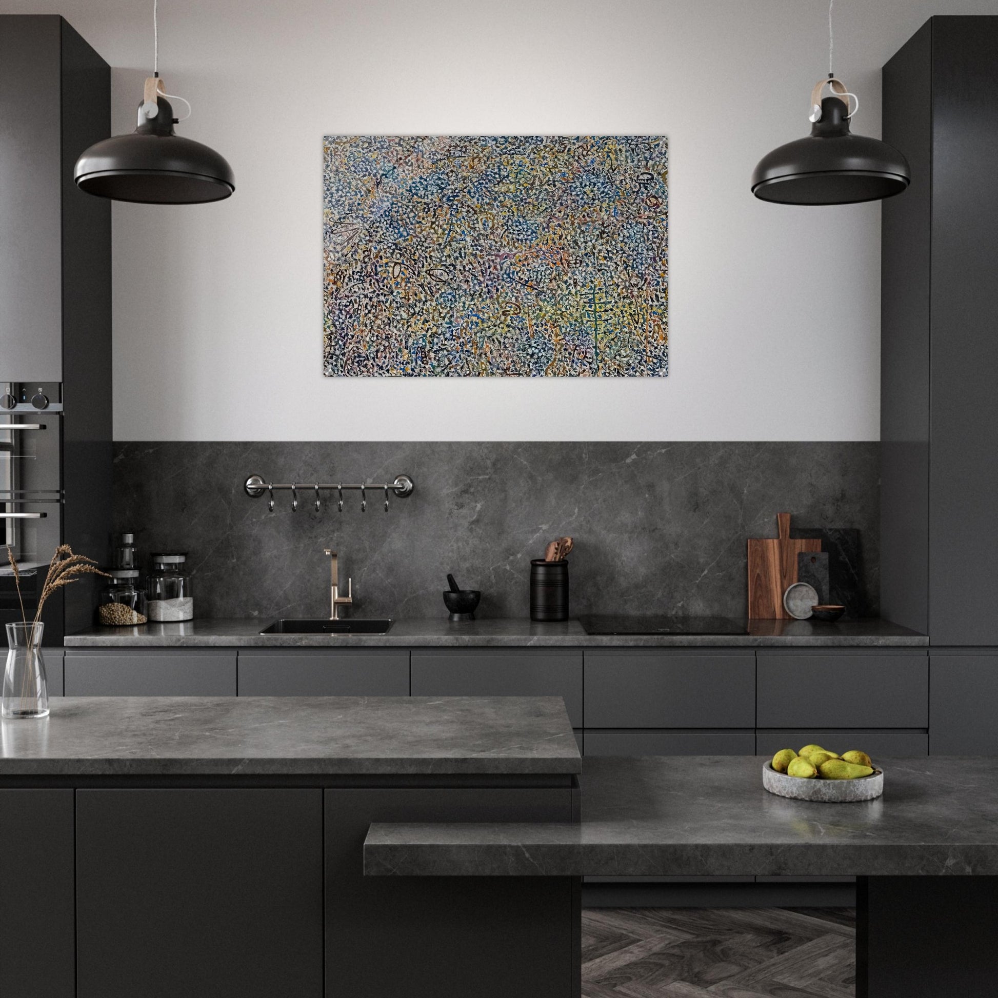 Presence Amaranth Garden - Richard Pousette-Dart Acrylic Print - 70x100 cm / 28x40″ inches