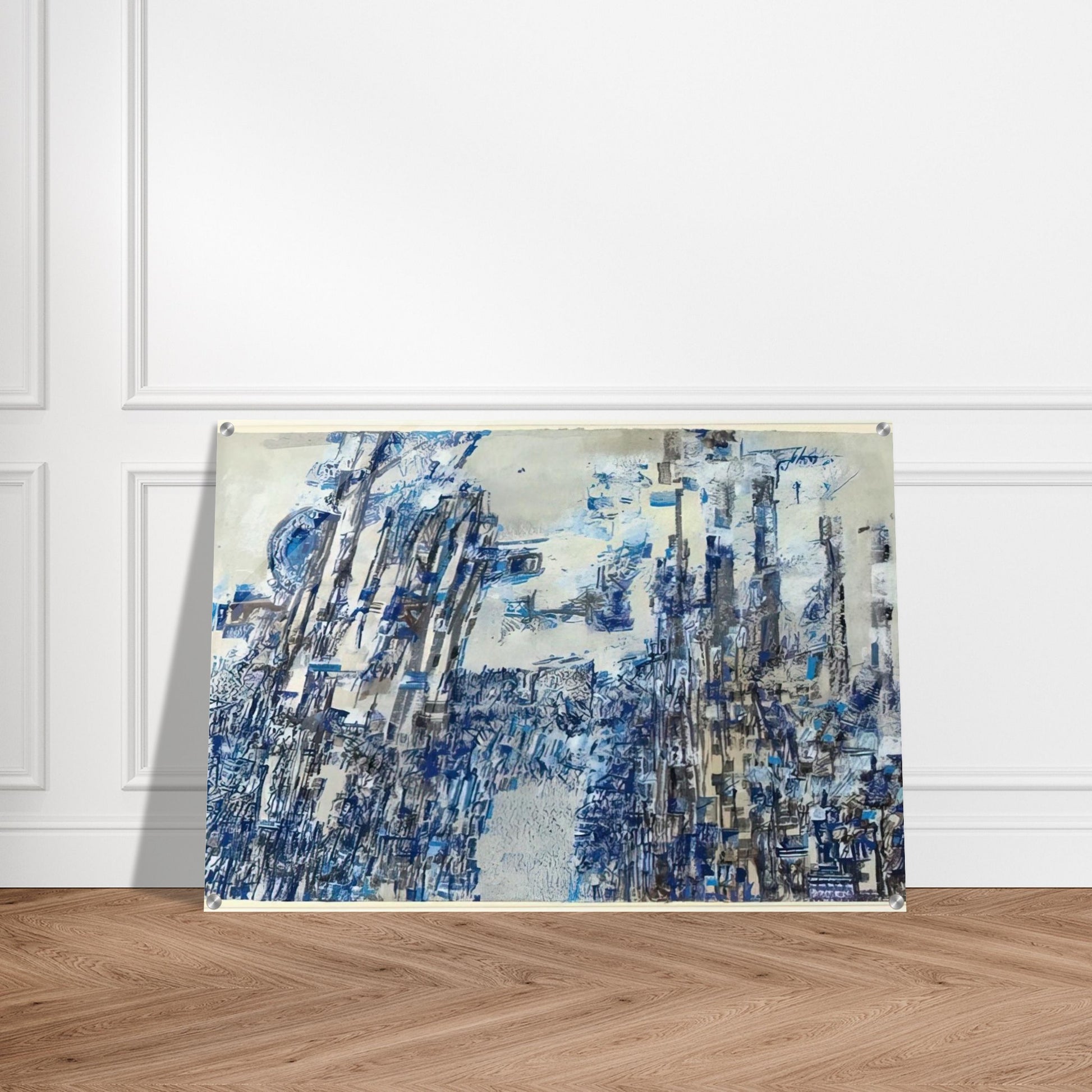 L'invasion - Tachisme - Maria Helena Vieira da Silva Acrylic Print - 70x100 cm / 28x40″ inches