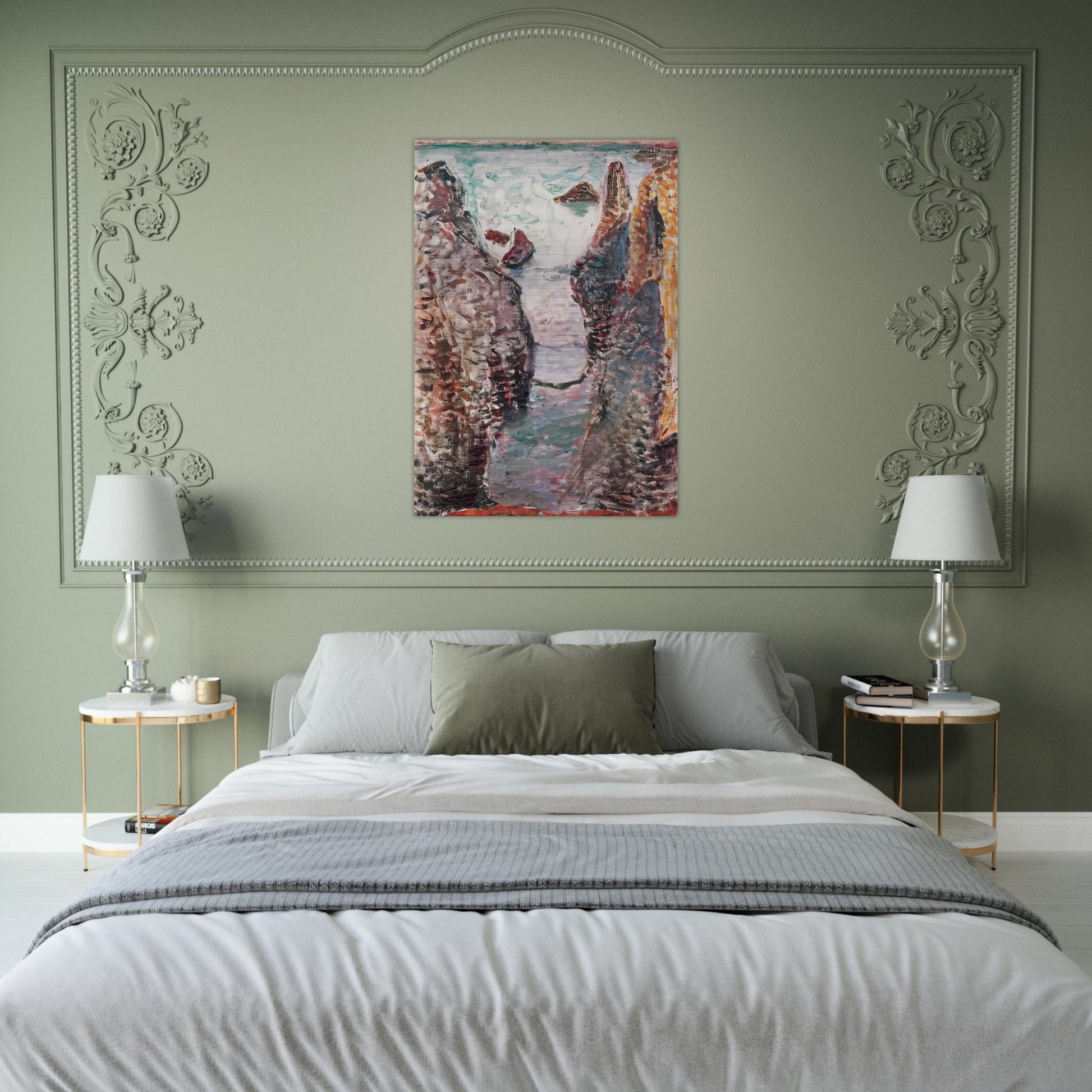 CIFFS BELLE ILE 1897 - Henri Matisse Brushed Aluminum Print - 70x100 cm / 28x40 inches | Henri Matisse Aluminum Print | Henri Matisse Prints