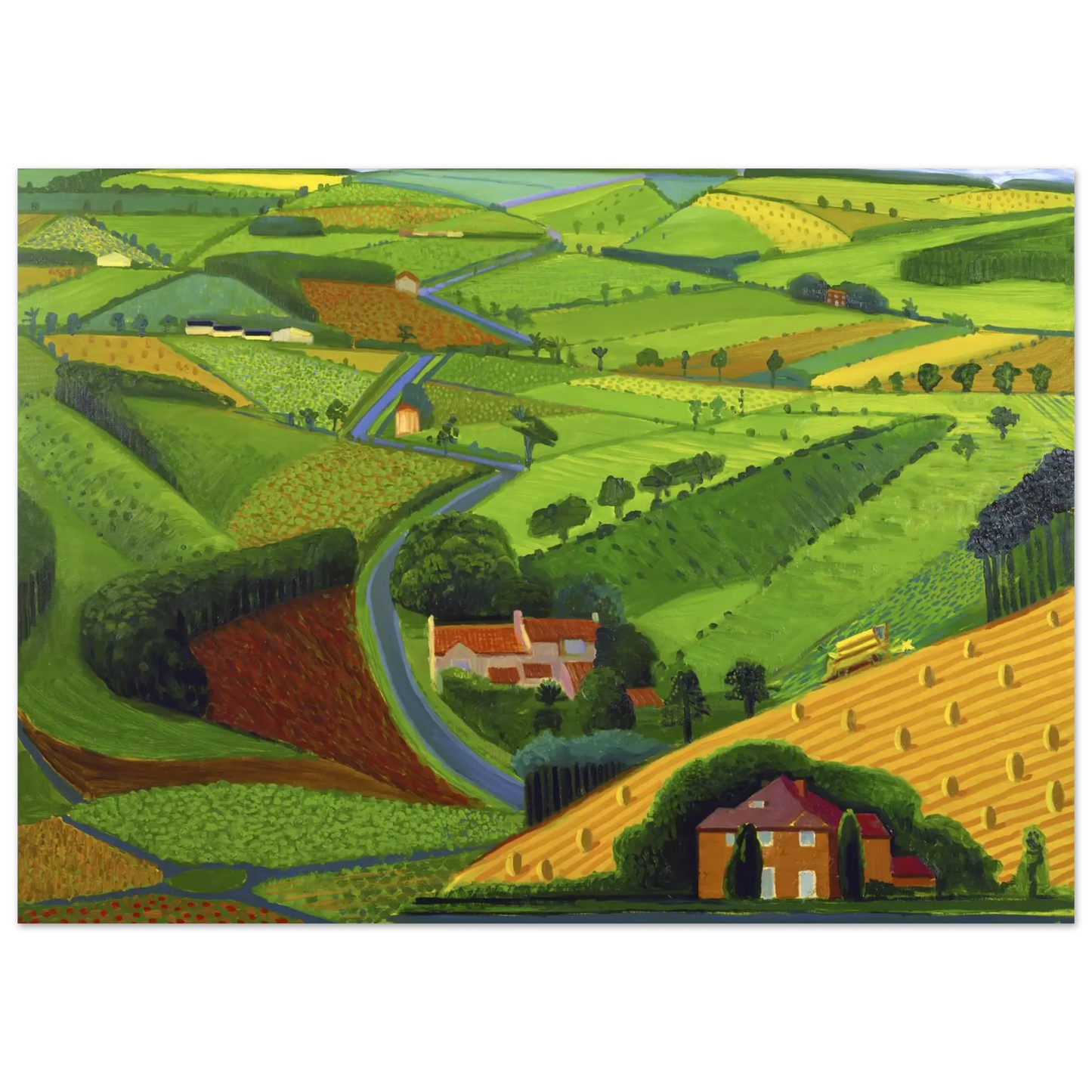 David Hockney - David Hockney Wall art - 45x60 cm / 18x24 Inches - Fine Art Poster - -