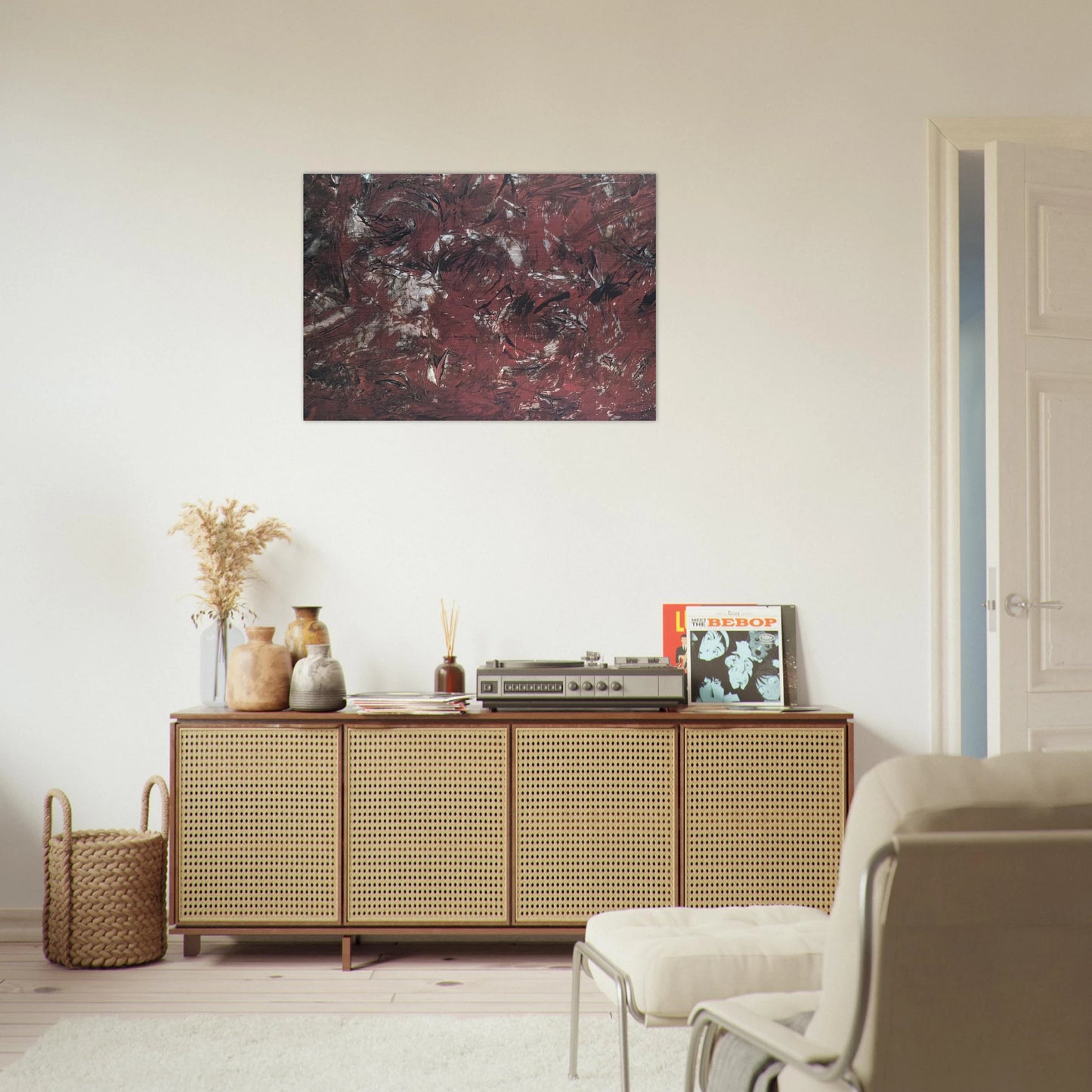 UNTITLED 1982 - Milton Resnick Brushed Aluminum Print - 70x100 cm / 28x40 inches | Milton Resnick Aluminum Print | Milton Resnick Prints