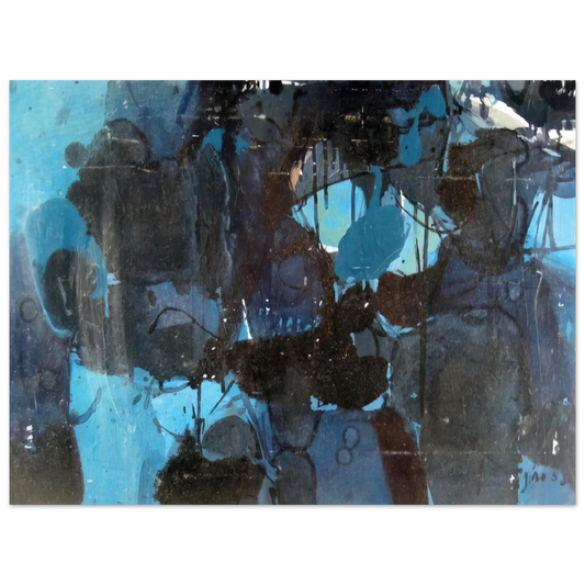Jiro Yoshihara - Untitled - 1950  75x100 cm / 30x40inches Fine Art Poster