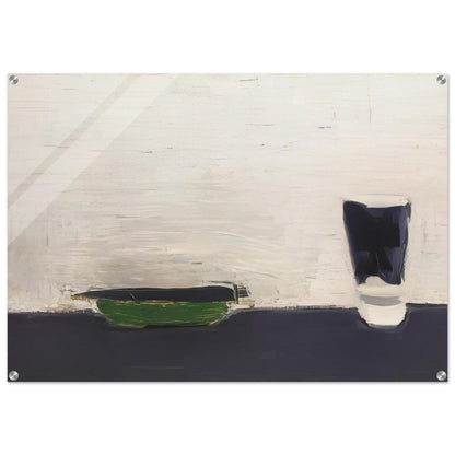 Nature morte au verre - 1954 - Nicolas de Stael Acrylic Print - 70x100 cm / 28x40″ inches