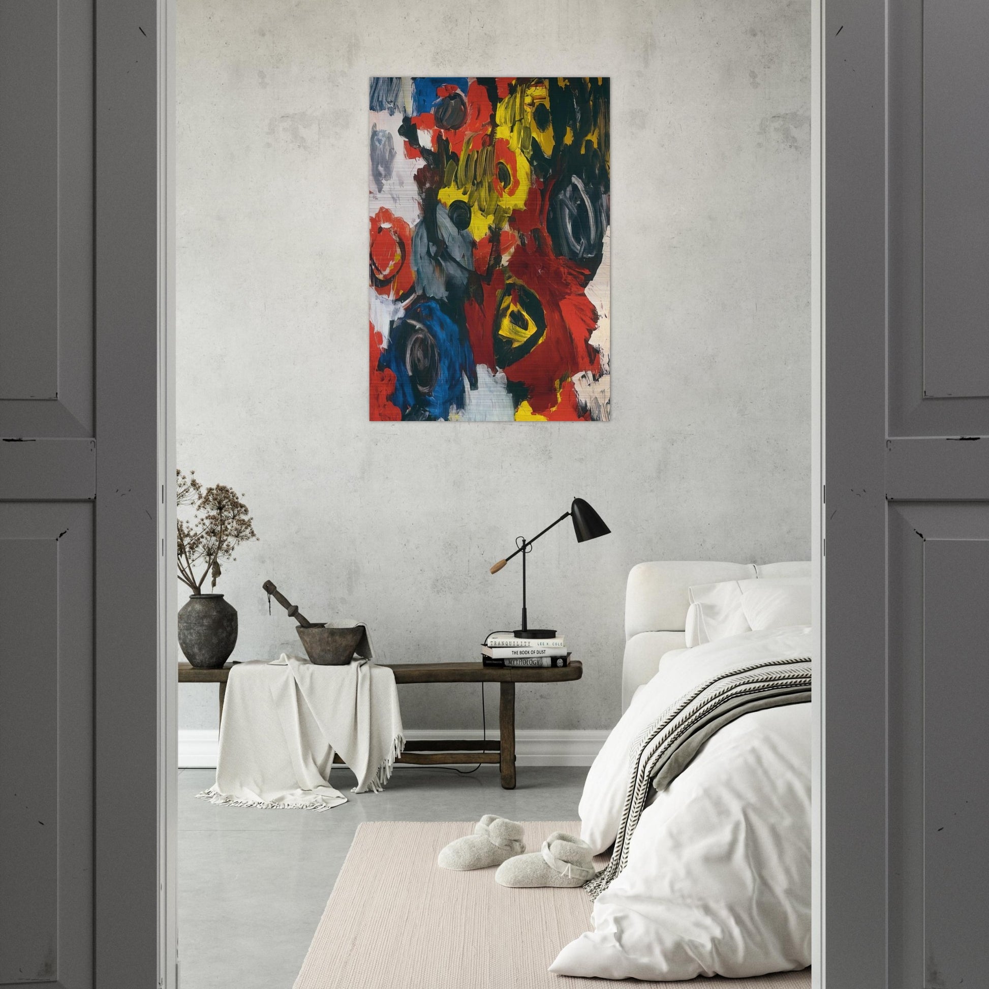 Furioso - 1963 - Ernst Wilhelm Nay Brushed Aluminum Print - 70x100 cm / 28x40 inches | Ernst Wilhelm Nay Aluminum Print | Ernst Wilhelm Nay Prints
