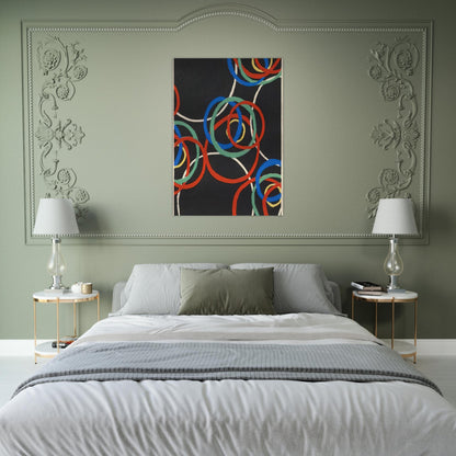 DESIGN - Sonia Delaunay Brushed Aluminum Print - 70x100 cm / 28x40 inches | Sonia Delaunay Aluminum Print | Sonia Delaunay Prints
