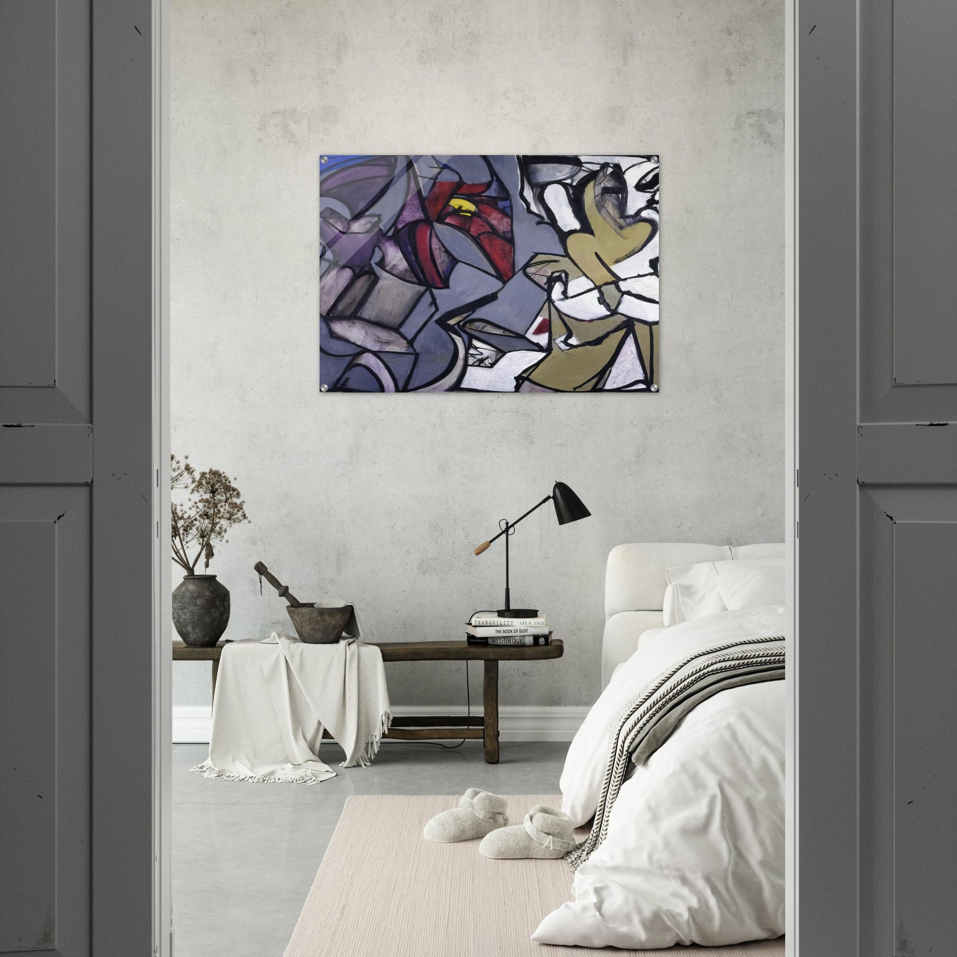 FRANK OHARA 1926 1966 1964 - Grace Hartigan Acrylic Print - 70x100 cm / 28x40″ inches | Grace Hartigan Wall Art | Grace Hartigan Prints
