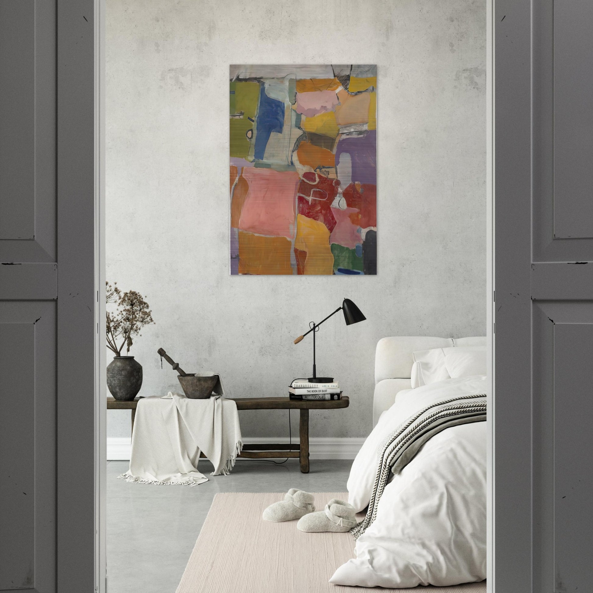 Urbana - Richard Diebenkorn Brushed Aluminum Print - 70x100 cm / 28x40 inches | Richard Diebenkorn Aluminum Print | Richard Diebenkorn Prints