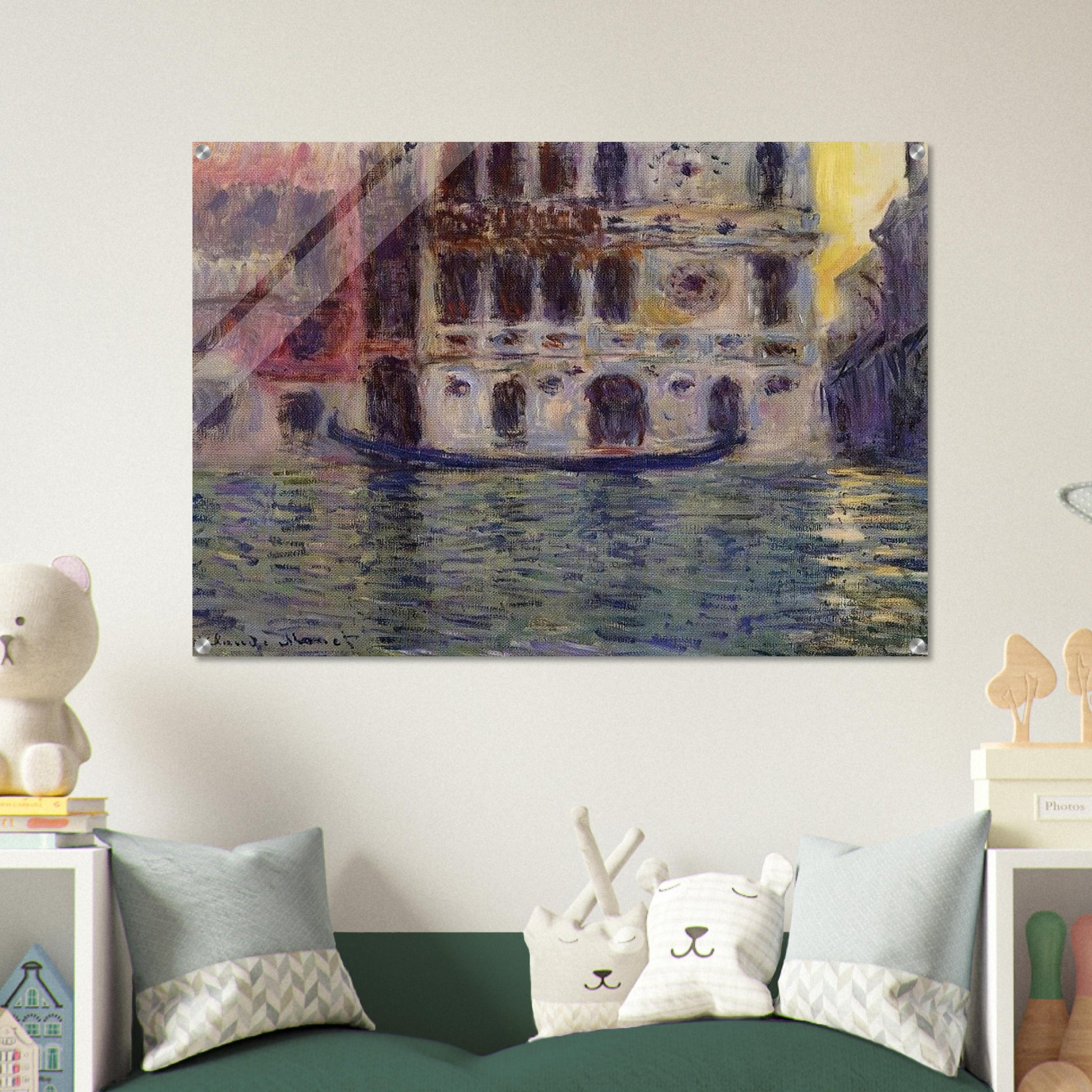 Palazzo Dario 3 - claude monet Acrylic Print - 70x100 cm / 28x40″ inches