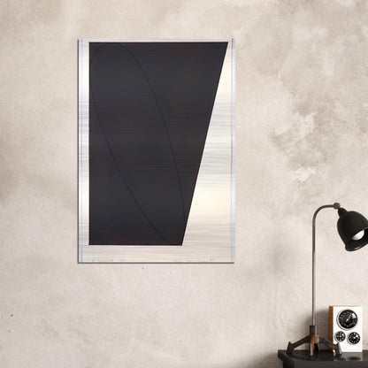 STUDY ATTIC SERIES XII 1991 - Robert Mangold Brushed Aluminum Print - 70x100 cm / 28x40 inches | Robert Mangold Aluminum Print | Robert Mangold Prints
