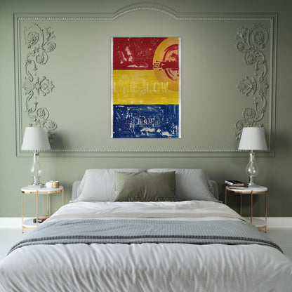 PERISCOPE I ULAE 200 - Jasper Johns Brushed Aluminum Print - 70x100 cm / 28x40 inches | Jasper Johns Aluminum Print | Jasper Johns Prints
