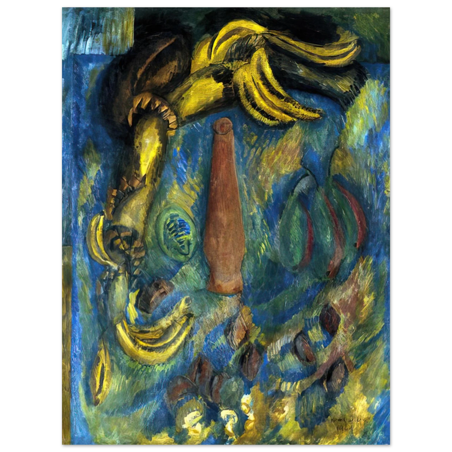 Raoul Dufy - STILL LIFE WITH BANANAS 1909  75x100 cm / 30x40inches Fine Art Poster