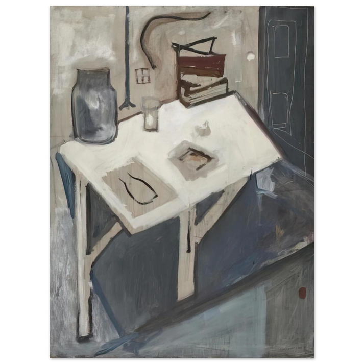 Maria Helena Vieira da Silva - Still Life Blue - 1932  75x100 cm / 30x40inches Fine Art Poster
