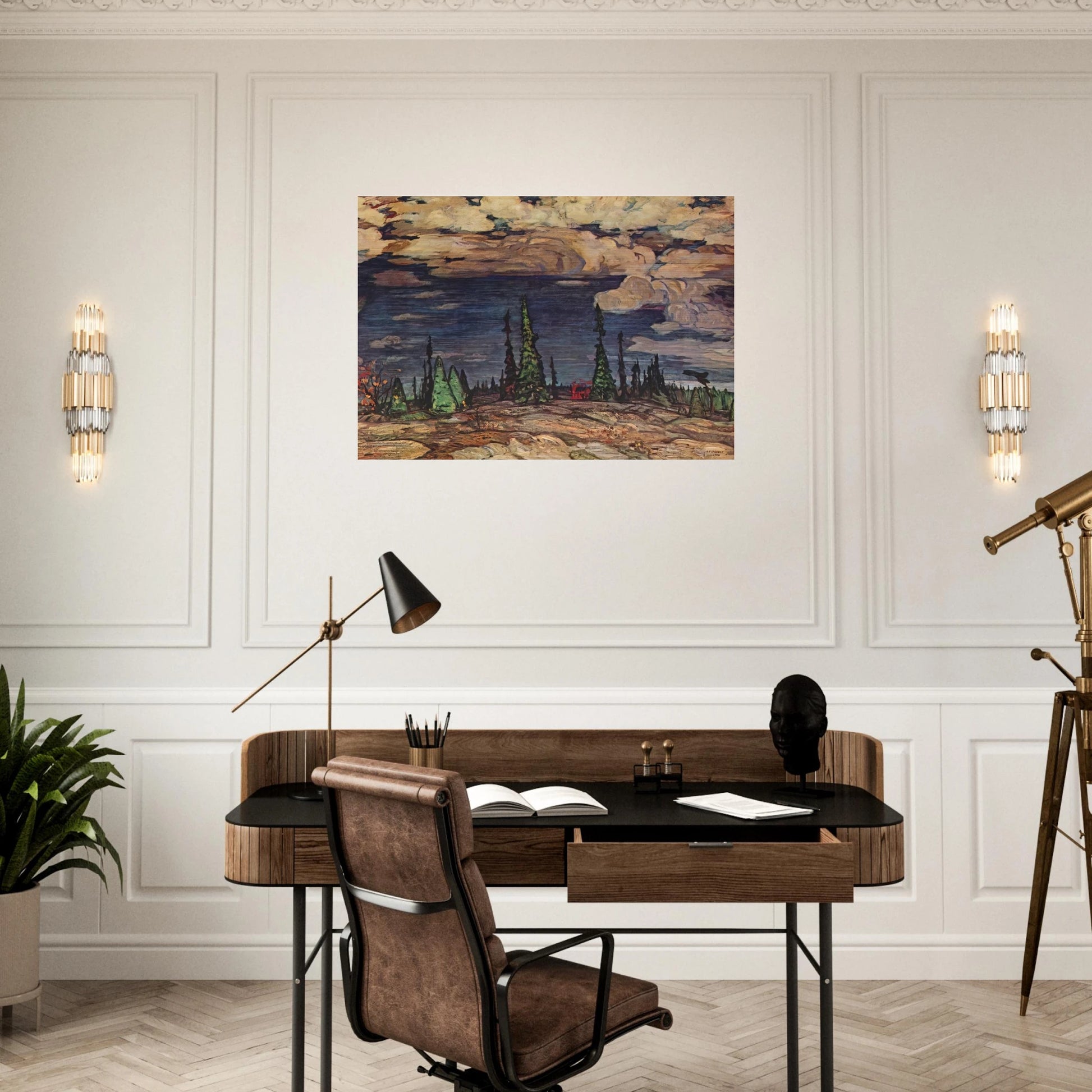 Terre Sauvage - 1913 - A.Y. Jackson Brushed Aluminum Print - 70x100 cm / 28x40 inches | A.Y. Jackson Aluminum Print | A.Y. Jackson Prints