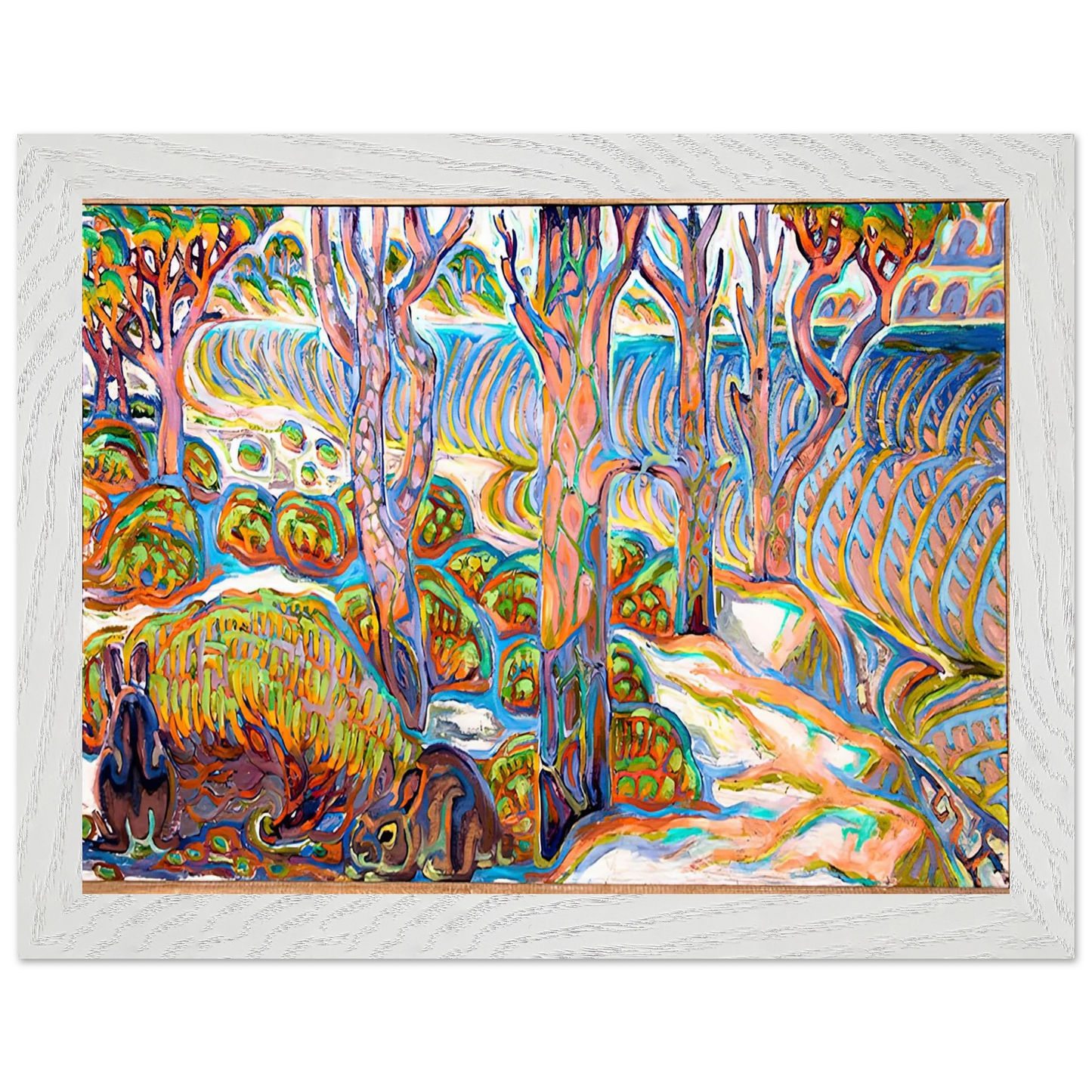 Walter Inglis Anderson - Walter Anderson Wall art - 40x50 cm / 16x20 inches - Premium Wooden Framed Poster With Fine Art Paper-canvas - White frame