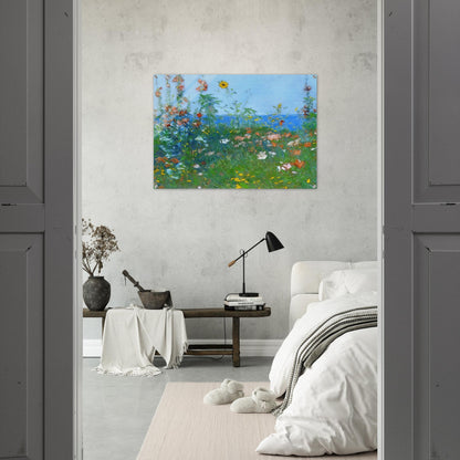 Poppies, Isles of Shoals 03 - Childe Hassam Acrylic Print - 70x100 cm / 28x40″ inches