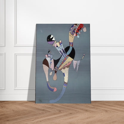 A FLOATING FIGURE 1942 - Wassily Kandinsky Brushed Aluminum Print - 70x100 cm / 28x40 inches | Wassily Kandinsky Aluminum Print | Wassily Kandinsky Prints