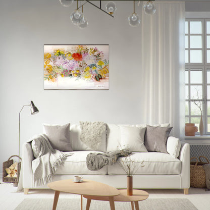 BOUQUET OF FLOWERS - Raoul Dufy Brushed Aluminum Print - 70x100 cm / 28x40 inches | Raoul Dufy Aluminum Print | Raoul Dufy Prints