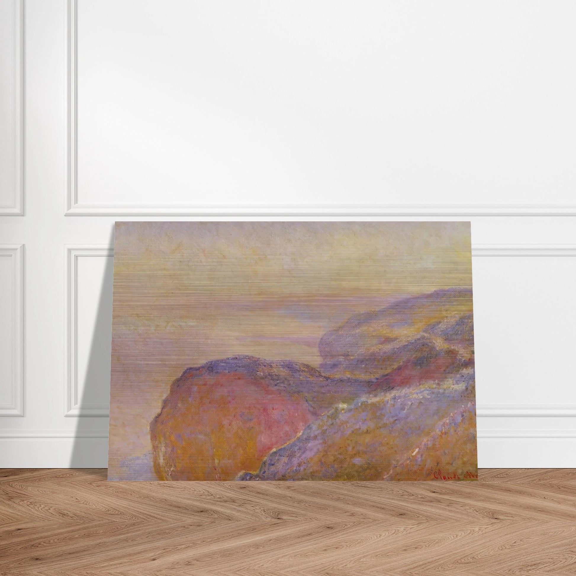 At Val-Saint-Nicolas near Dieppe in the Morning - claude monet Brushed Aluminum Print - 70x100 cm / 28x40 inches | claude monet Aluminum Print | claude monet Prints