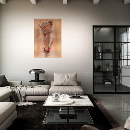 Don Juan - 1944 - Wols Brushed Aluminum Print - 70x100 cm / 28x40 inches | Wols Aluminum Print | Wols Prints