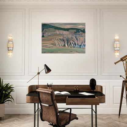 Spring, Caribou Country - 1949 - A.Y. Jackson Brushed Aluminum Print - 70x100 cm / 28x40 inches | A.Y. Jackson Aluminum Print | A.Y. Jackson Prints