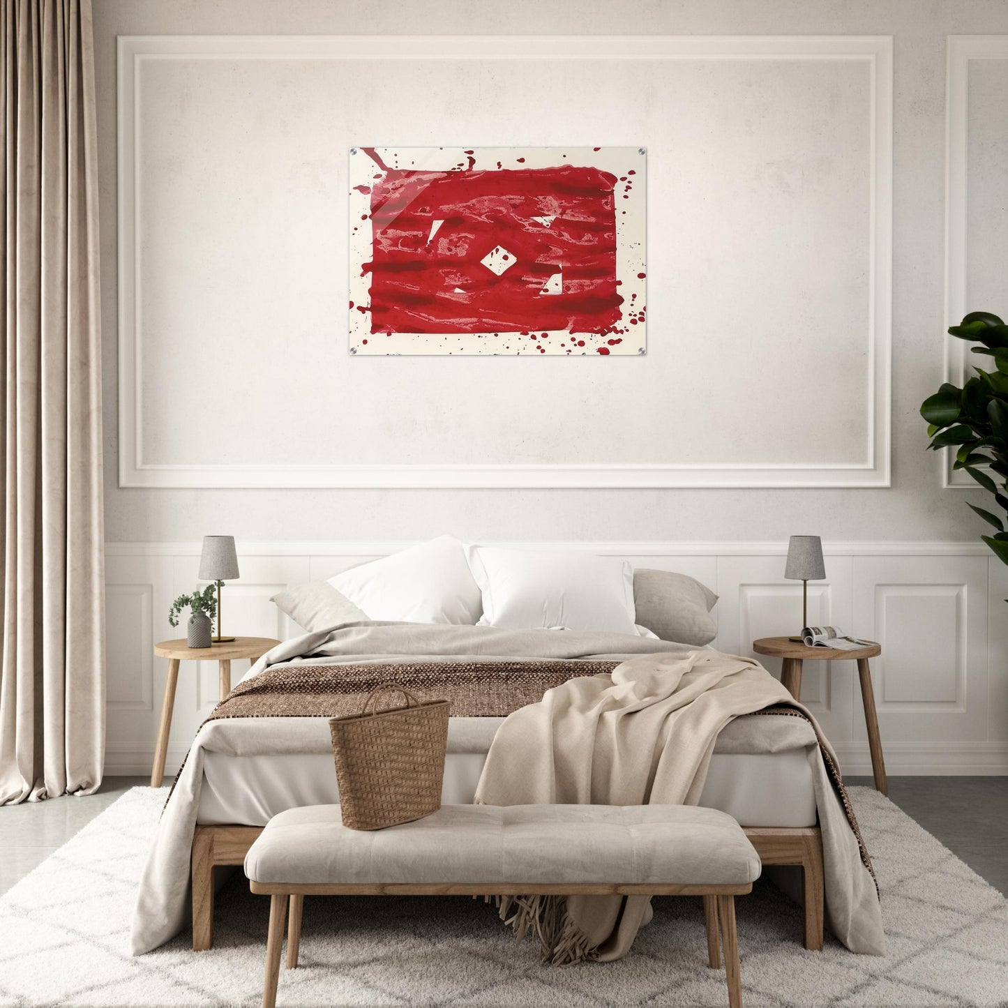 Untitled - SF78-235 - Sam Francis Acrylic Print - 70x100 cm / 28x40″ inches | Sam Francis Wall Art | Sam Francis Prints