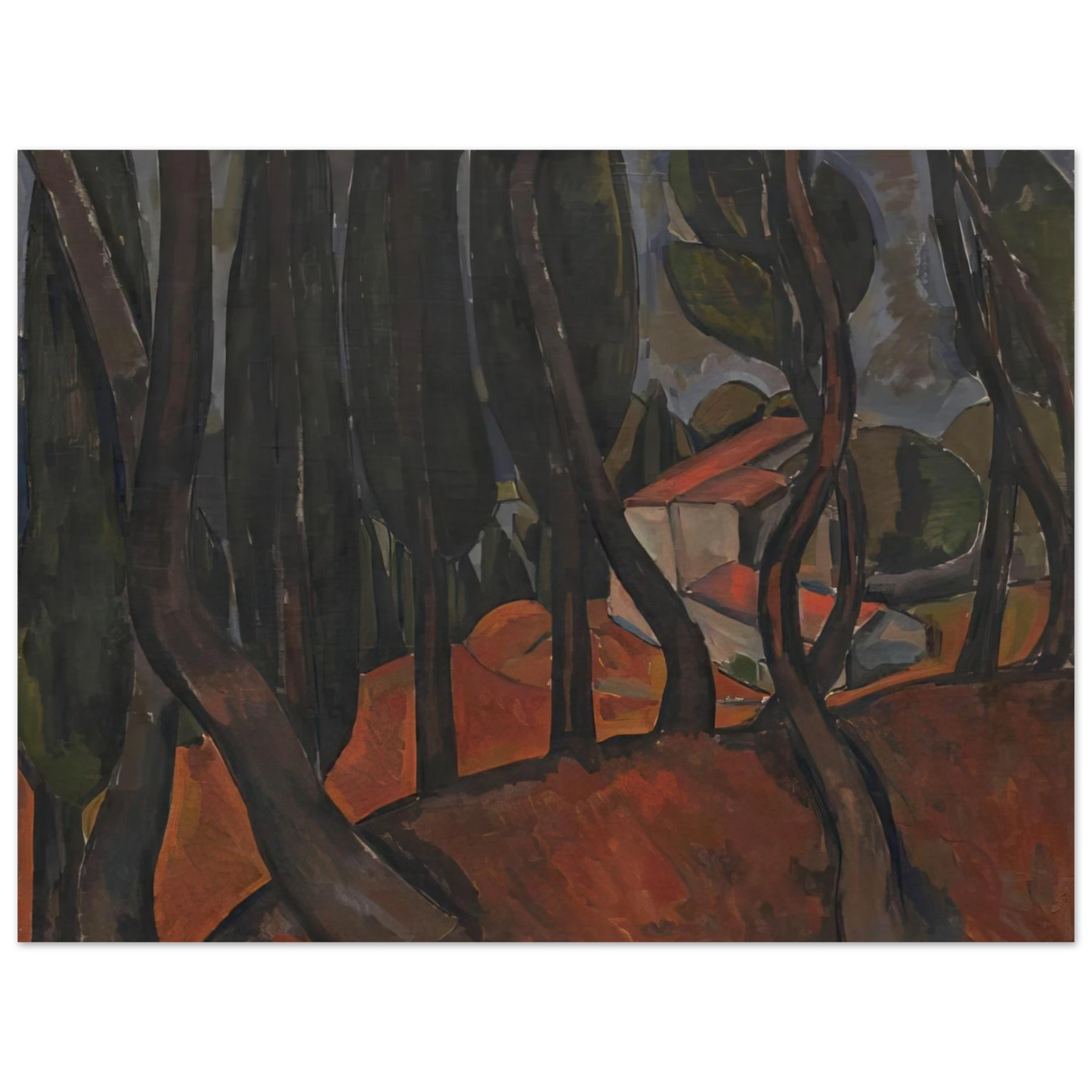 Andre Derain - FOREST AT MARTIGUES  75x100 cm / 30x40inches Fine Art Poster