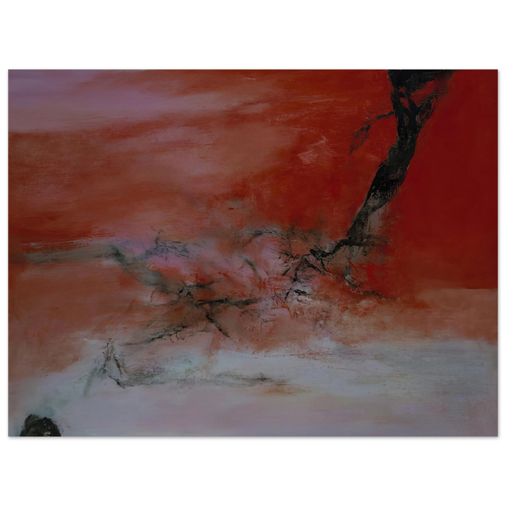 Zao Wou-Ki - 10 JANVIER 2001 2001  75x100 cm / 30x40inches Fine Art Poster