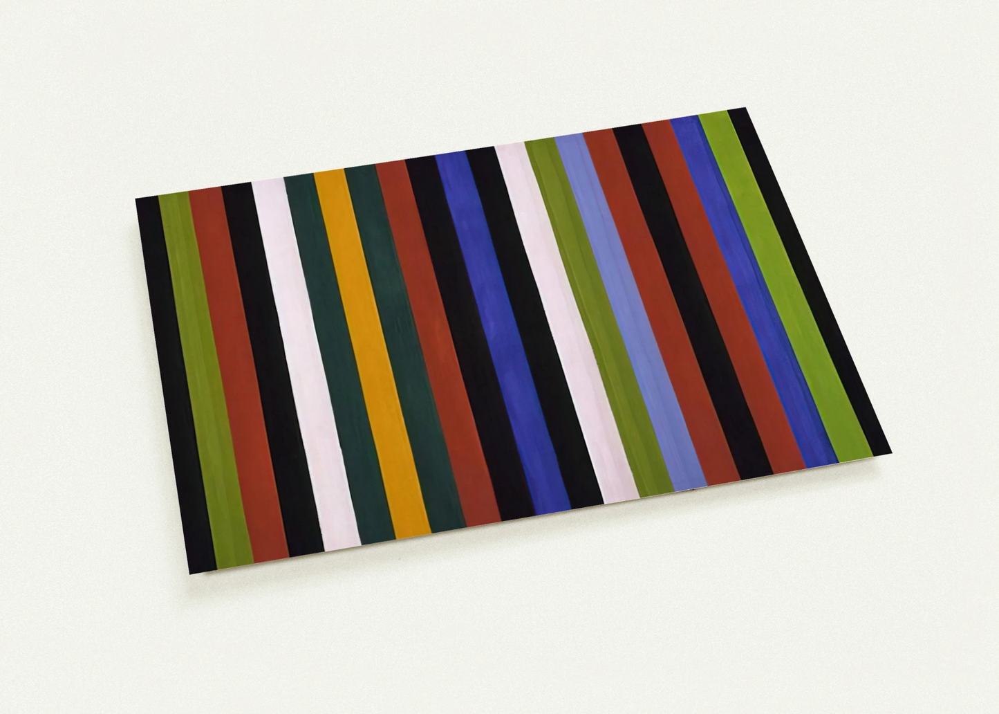 Hot Beat - 1964 By Gene Davis Pack of 10 Post Cards | Gene Davis Post Cards | A6 (10.5 x 14.8 cm) - 4.1 x 5.8 inches