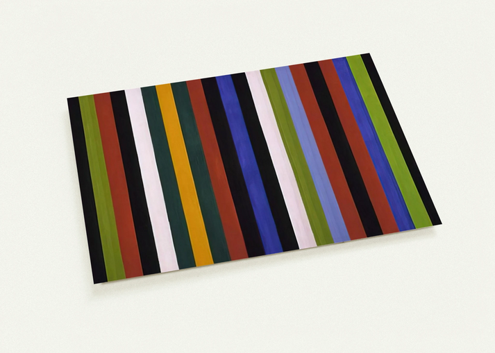 Hot Beat - 1964 By Gene Davis Pack of 10 Post Cards | Gene Davis Post Cards | A6 (10.5 x 14.8 cm) - 4.1 x 5.8 inches
