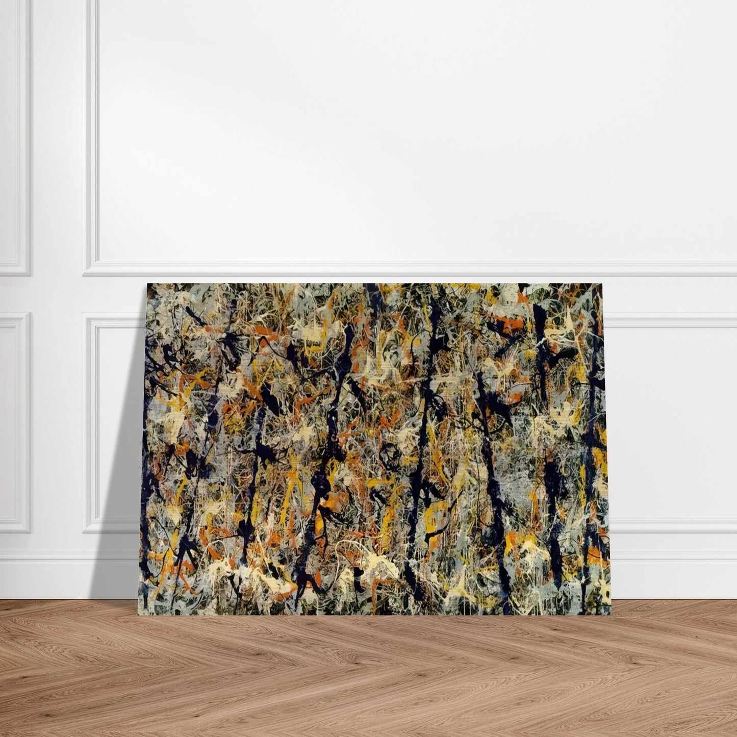 BLUE POLES NUMBER 11 1952 1 - Jackson Pollock Brushed Aluminum Print - 70x100 cm / 28x40 inches | Jackson Pollock Aluminum Print | Jackson Pollock Prints