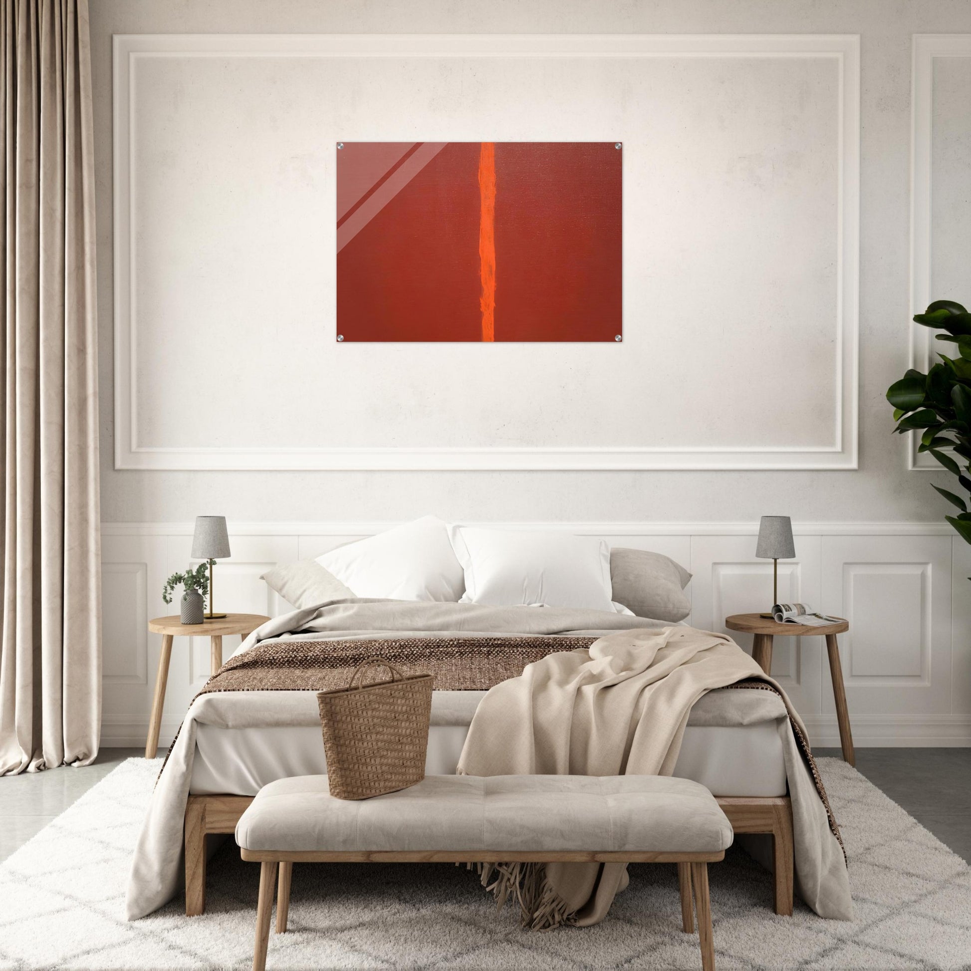 Onement III - Barnett Newman Acrylic Print - 70x100 cm / 28x40″ inches | Barnett Newman Wall Art | Barnett Newman Prints