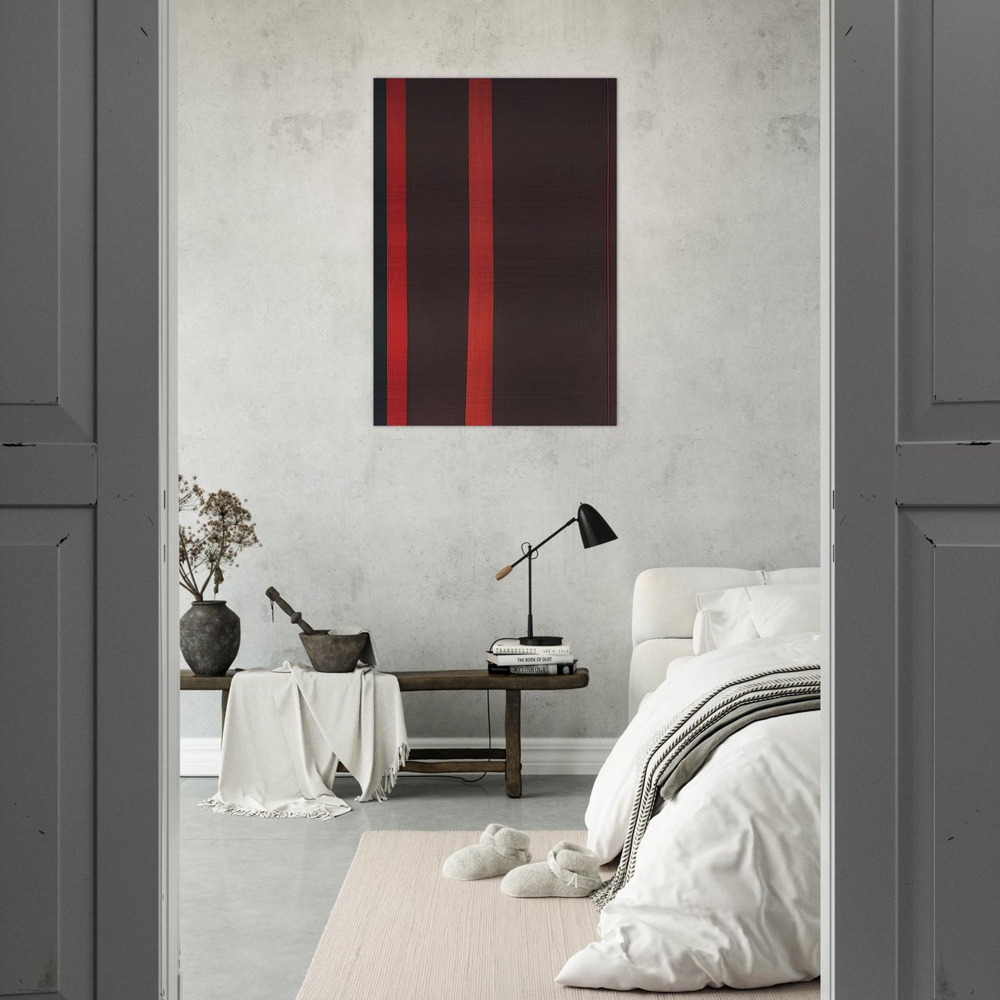 Adam - Barnett Newman Brushed Aluminum Print - 70x100 cm / 28x40 inches | Barnett Newman Aluminum Print | Barnett Newman Prints