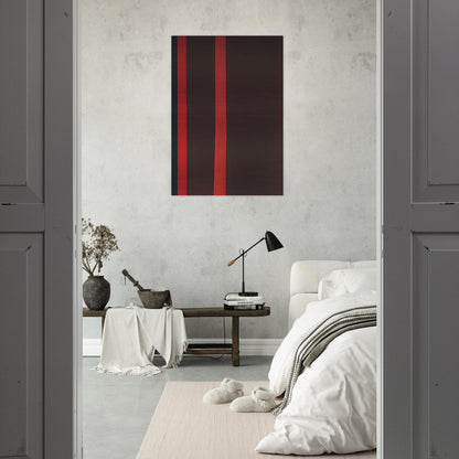 Adam - Barnett Newman Brushed Aluminum Print - 70x100 cm / 28x40 inches | Barnett Newman Aluminum Print | Barnett Newman Prints