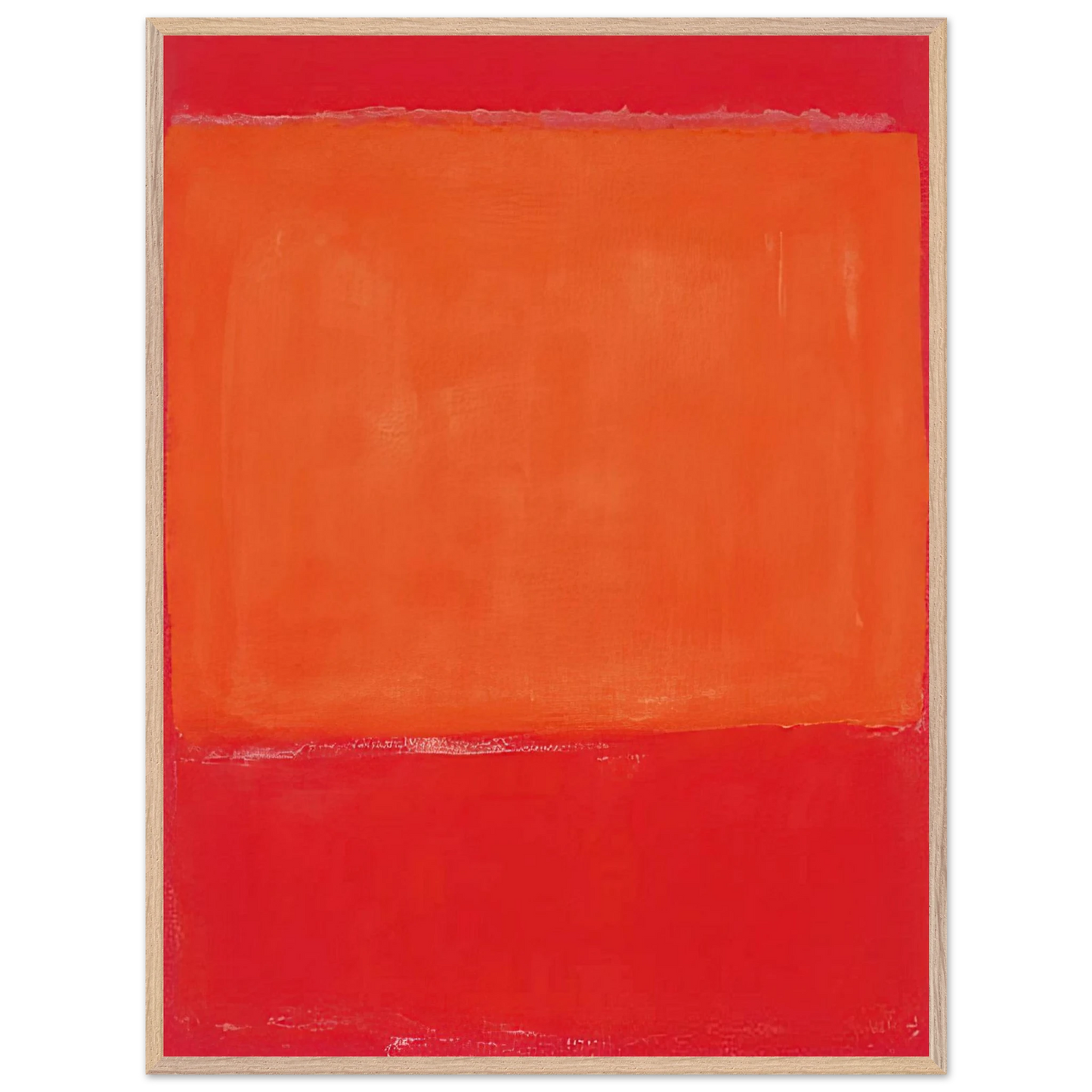 Mark Rothko - Ochre and Red on Red - 1957 Wall Art - 30x40 cm / 12x16 inches - Fine Art Poster-canvas - -