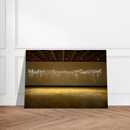 RIGHT AFTER 1969 - Eva Hesse Brushed Aluminum Print - 70x100 cm / 28x40 inches | Eva Hesse Aluminum Print | Eva Hesse Prints