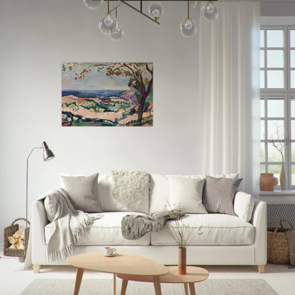 COLLIOURE LANDSCAPE 1906 - Henri Matisse Brushed Aluminum Print - 70x100 cm / 28x40 inches | Henri Matisse Aluminum Print | Henri Matisse Prints