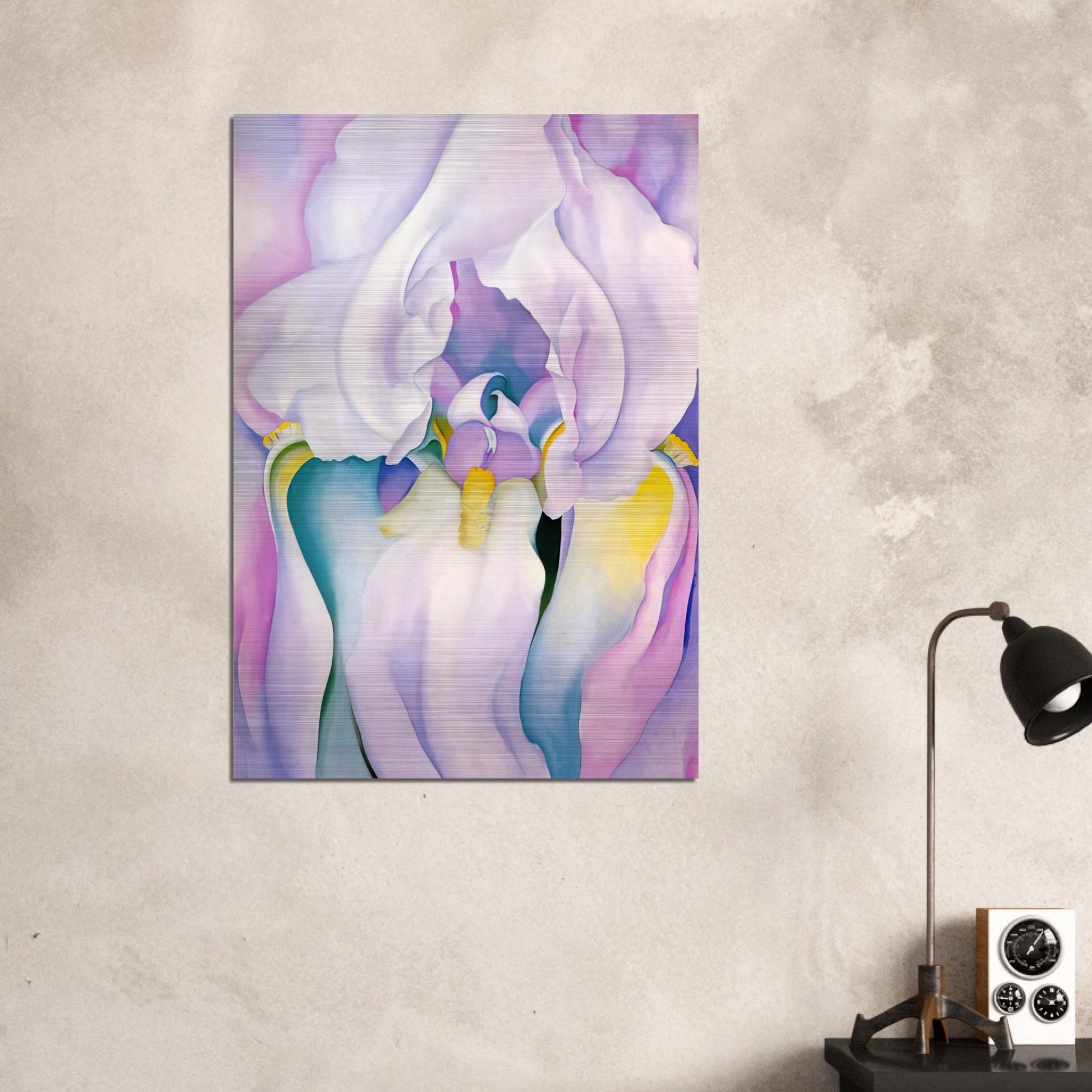 Light of Iris - Georgia O'Keeffe Brushed Aluminum Print - 70x100 cm / 28x40 inches | Georgia O'Keeffe Aluminum Print | Georgia O'Keeffe Prints