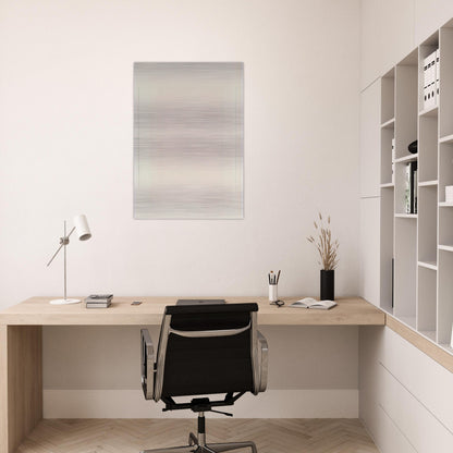 Red Bird - Agnes Martin Brushed Aluminum Print - 70x100 cm / 28x40 inches | Agnes Martin Aluminum Print | Agnes Martin Prints