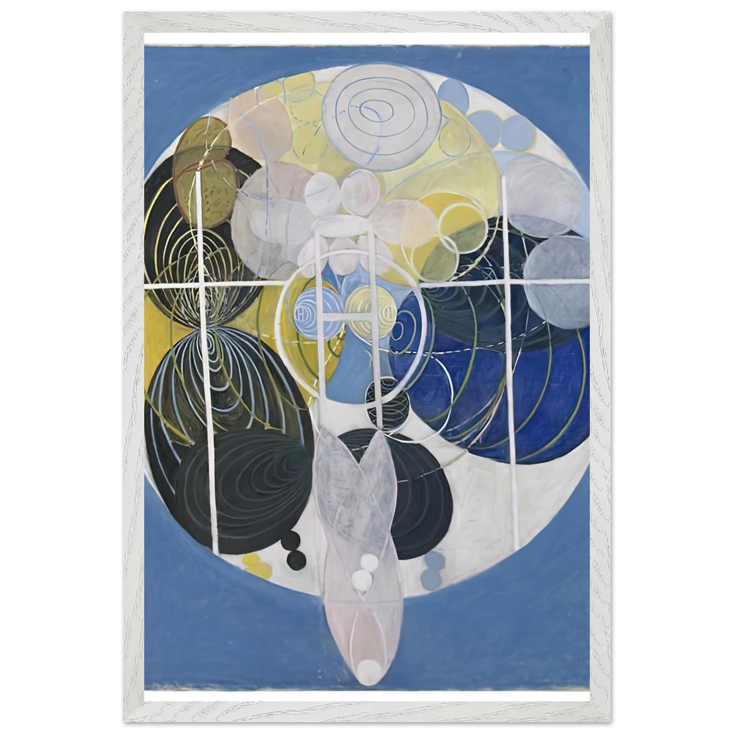 Hilma af Klint - THE LARGE FIGURE PAINTINGS NR 5 1907 Wall art - A2 (42 x 59.4  cm) - Fine Art Poster-canvas - -