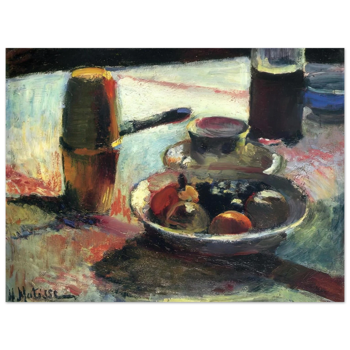 Henri Matisse - FRUIT AND COFFEE POT  75x100 cm / 30x40inches Fine Art Poster
