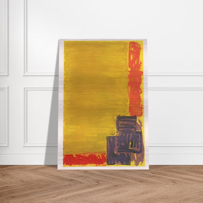 View - 1979 - John Hoyland Brushed Aluminum Print - 70x100 cm / 28x40 inches | John Hoyland Aluminum Print | John Hoyland Prints