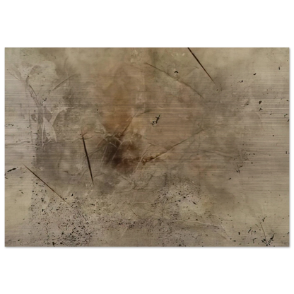 Variations III #29 - Abstract Expressionism - John Cage Brushed Aluminum Print - 70x100 cm / 28x40 inches | John Cage Aluminum Print | John Cage Prints
